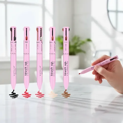 Maquillaje 4 En 1 Delineador De Ojos Labios Cejas Iluminador