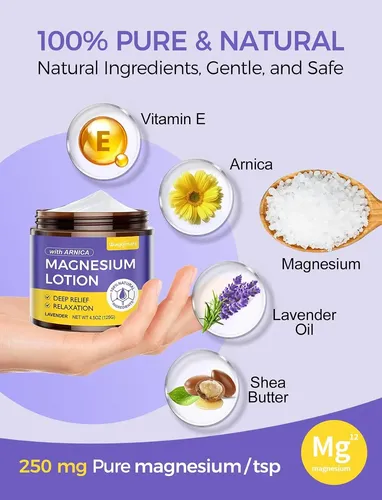Loción Natural De Magnesio Para Dormir Y Aliviar El Dolor –