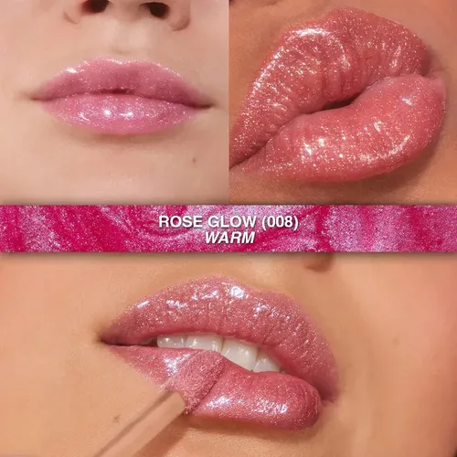 Labial Super Lustrous Glimmer Gloss Rose Glow Revlon