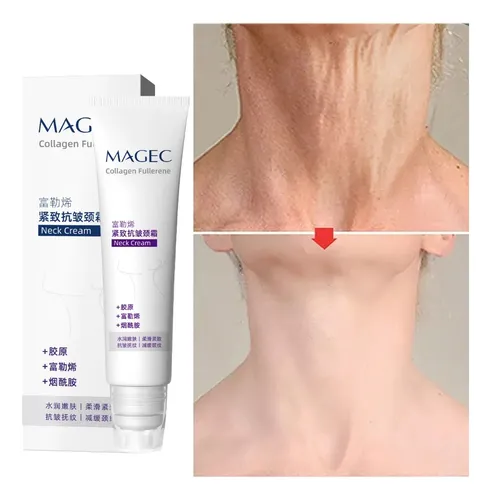 Crema Cuello Antiedad Magec Colágeno 50ml Todo Tipo De Piel Día/noche