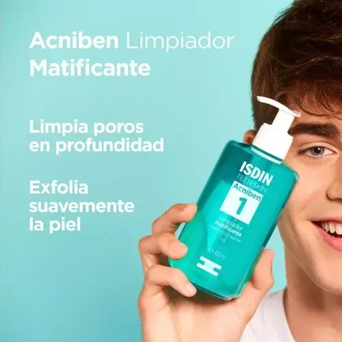 Gel Limpiador Matificante | Piel Grasa | Isdin Acniben 400ml