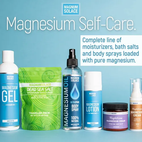 Manteca Corporal De Magnesio Magnum Solace Con Suave Fraganc