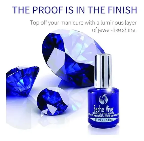 Seche Top And Base Coats Cruelty Free Long Wearing Quick Dry