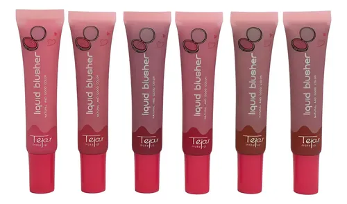 Rubor Liquido Tejar Make Up (pack X 3)