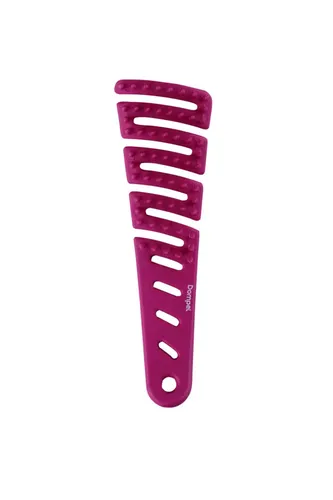 Cepillo para el cabello desenredante Sissi Rosa Oscuro + Llavero Dompel