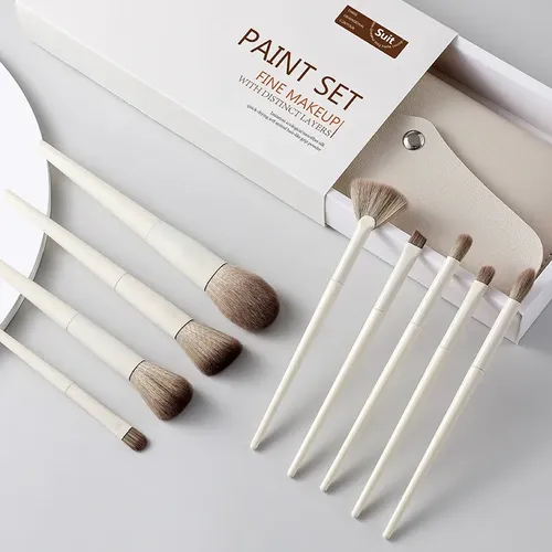 Set De 10 Brochas De Maquillaje