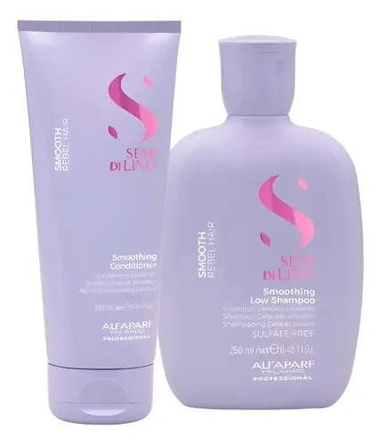 Alfaparf Semi Di Lino Smooth Shampoo Y Acondicionador Chico
