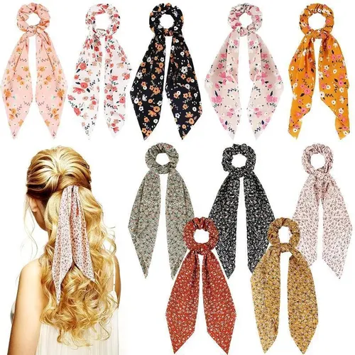 Cinta Para El Pelo Con Forma De Flor De Chifón, 10 Unidades,