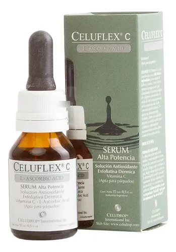 Celuflex C. Serum de vitamina C de Alta Potencia Antioxidante 15ml piel sensible