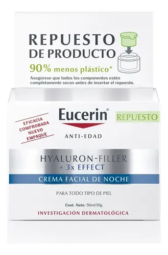 Refill Eucerin Hyaluron Filler Crema Facial Noche Repuesto