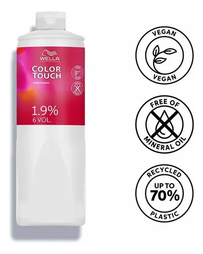 Emulsion Wella Color Touch 1,9% 6vol X 1000ml Tono 6 VOL