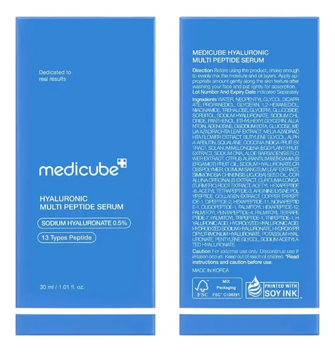 Hyaluronic Multi Peptide Serum Multipéptido Hialurónico 30ml