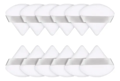 Powder Puff Maitys Triangle, 12 Unidades, Para Polvos Suelto