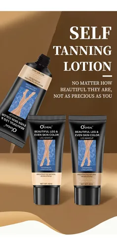 M* Loción Con Color For Piernas Efecto Bronceado Y Piel *xl
