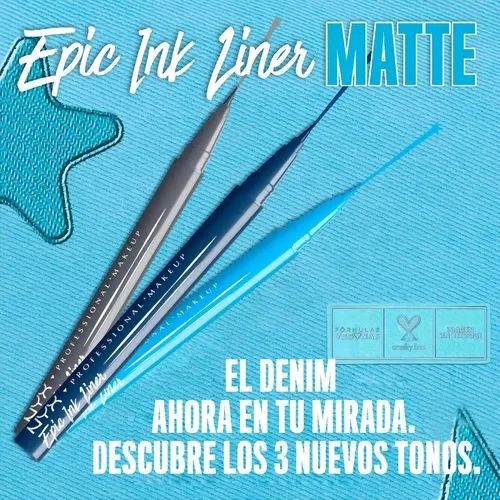Delineador Líquido De Ojos Epic Ink Liner Matte De Nyx