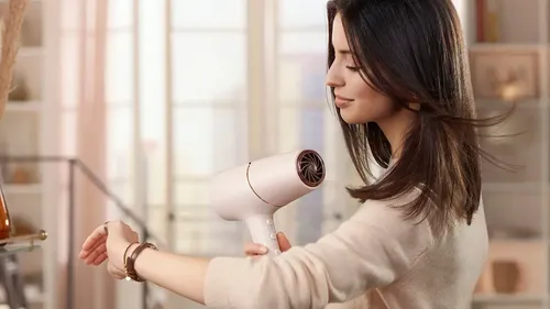 Secador De Pelo Philips Thermoshield Bhd530/00 Rosa 2300w