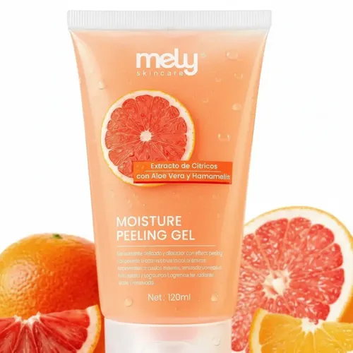 Gel Facial Exfoliante Hidratante Peeling Mely 120ml