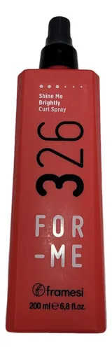 Spray 326 Shine Me Brightly Curl Rizos 200ml For Me Framesi