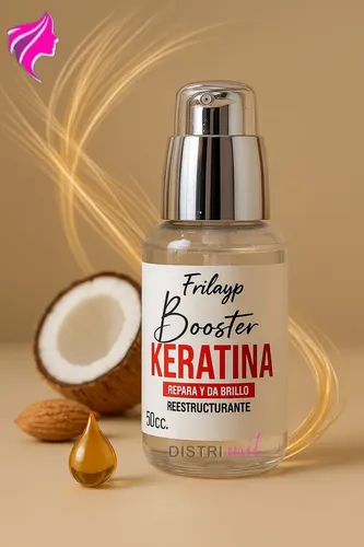 Booster De Keratina Frilayp X50cc Repara Da Brillo Y Suavida