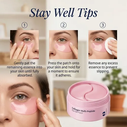 Parches De Gel Para Ojos Con Colágeno Multi Péptid Todo Tipo De Piel