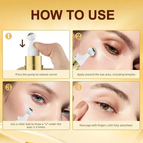 Crema Para Ojos 6 En 1 Sumfang Antiarrugas Y Firmeza 15ml