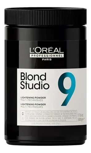 Polvo Decolorante Loreal Aclara 9 Tonos Blond Studio 500 Ml