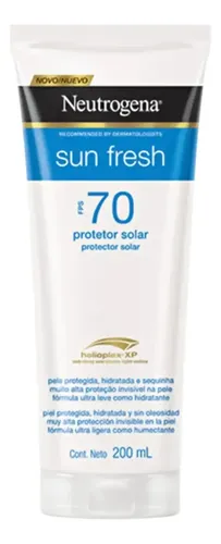 Neutrogena Protector Solar Sun Fresh Fps70 Corporal 200ml