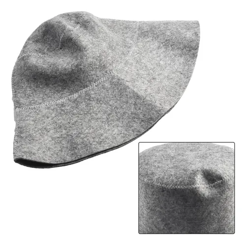 Gorro De Sauna Estilo Fieltro, Gorro De Baño Ruso Anticalor Light Coral Xs