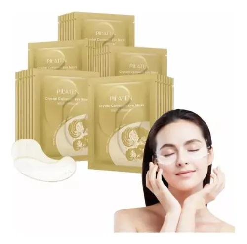 100 Mascarilla Parche Hidratante Labios Y Ojeras Colageno