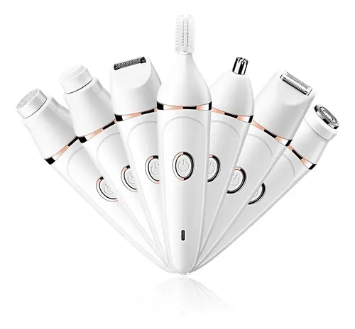 Maquina Depiladora Eléctrica Kit  7 En 1 Para Mujer