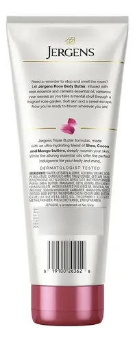 Jergens Manteca Corporal Rose X 207ml