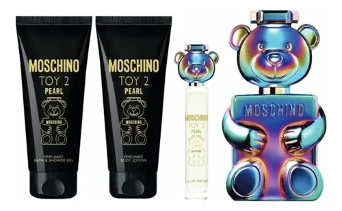 Set Perfume Moschino Toy 2 Pearl Eau de Parfum 100 ml con Gel de Ducha y Loción Corporal