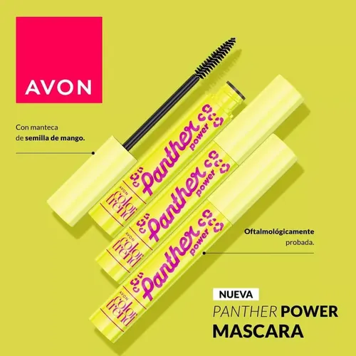 Avon Color Trend Panther Power Máscara Negra