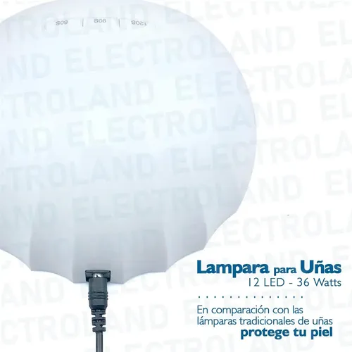 Cabina Led Sun Uñas 36w Usb Sensor De Movimiento + Kit Regal
