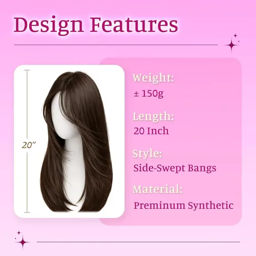 Topper Capilar Sintético 20” Octall Dark Brown