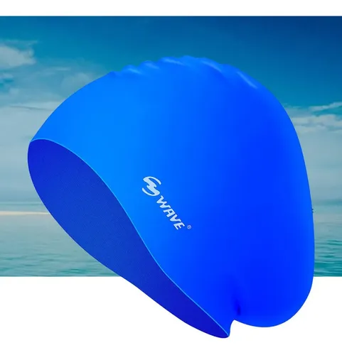 Gorro De Natación Para Cabello Largo Flexible Purple