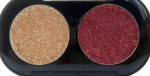 Paleta Sombras Ojos Glitter Gel Purpurina Tejar 2 Colores