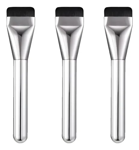 Brocha De Base Líquida Plana, Corrector De Rubor Plano, &vm
