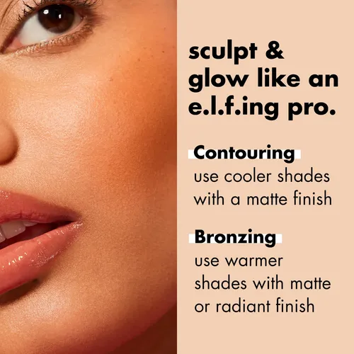 Polvo Bronceador Con Infusión De Imprimación E.l.f., De Larg