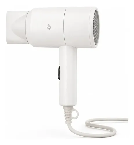 Mini Secador De Pelo Suono 1600w Compacto Para Viaje Blanco