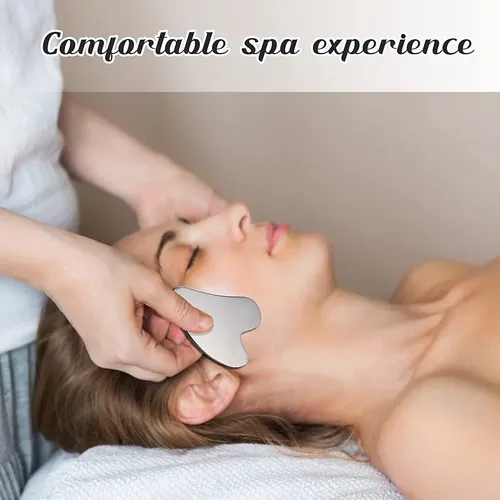 Kit Ice Roller Y Herramienta Gua Sha Para Tratamientos Facia