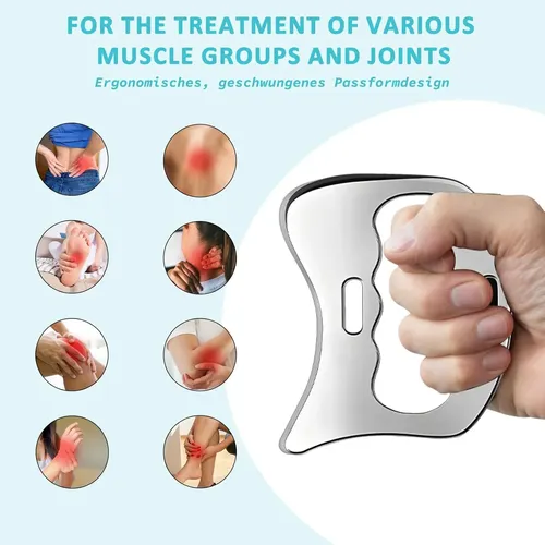 Raspador Muscular De Acero Inoxidable, Herramienta Gua Sha