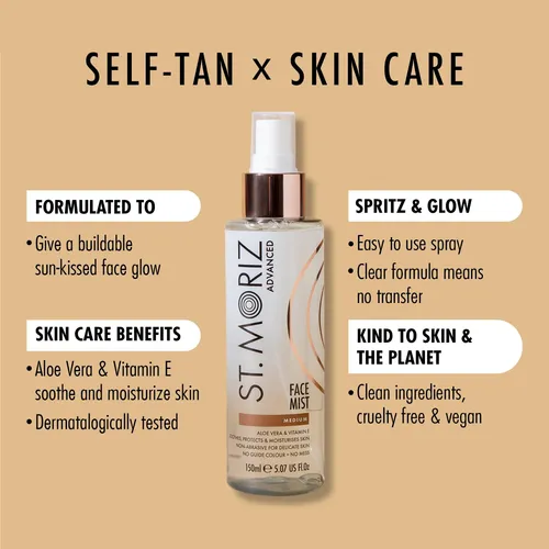 Bruma Autobronceadora Para Rostro St. Moriz Advanced Sunless