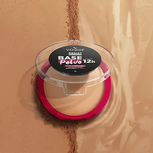 Base De Maquillaje En Polvo Vogue Resist 12h Tono Miel