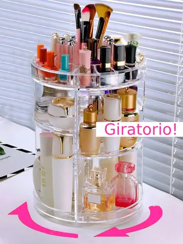 Organizador Giratorio Acrílico Transparente Oh My Shop 33 cm 360°