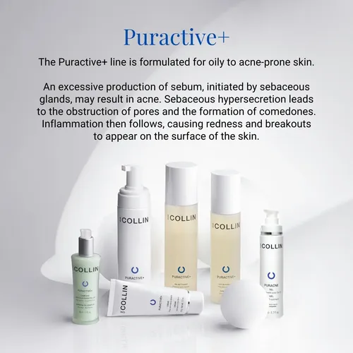 Crema G.m. Collin Puractive+ Para Piel Grasa Y Acne Mixta
