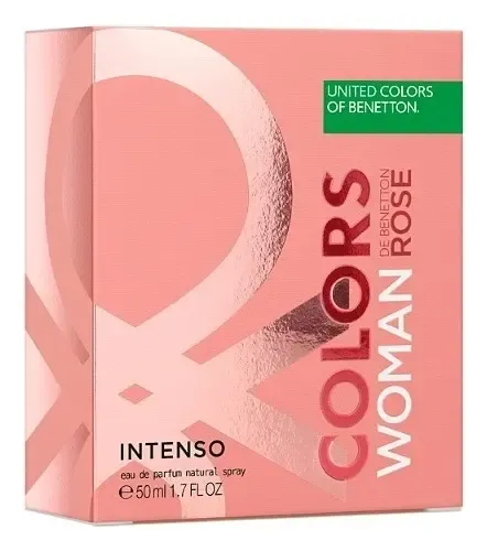 Perfume Benetton Colors Rose Woman Intenso Edp 50ml