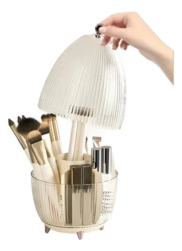 Organizador Brochas Giratorio 360 Maquillaje Sporte Premium