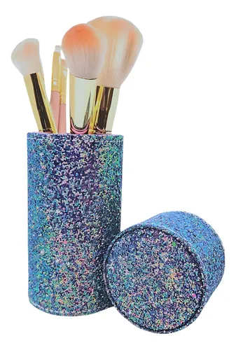 Set De Pinceles Brochas Maquillaje Profesional Con Estuche