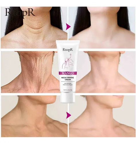 Crema Reafirmante Para Cuello, Humectante Envejecido Para Cuello  White